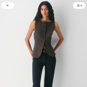 Aritzia ponteflex risette vest